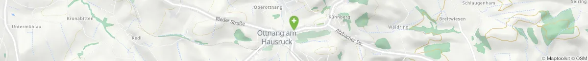 Map representation of the location for Annenapotheke in 4901 Ottnang am Hausruck